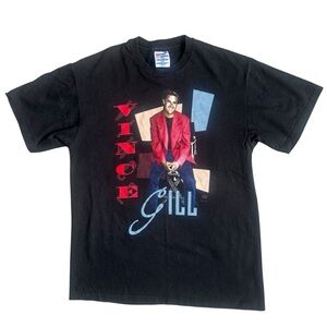 Vintage Vince Gill Short Sleeve Tshirt unisex Size Large 100% Cotton